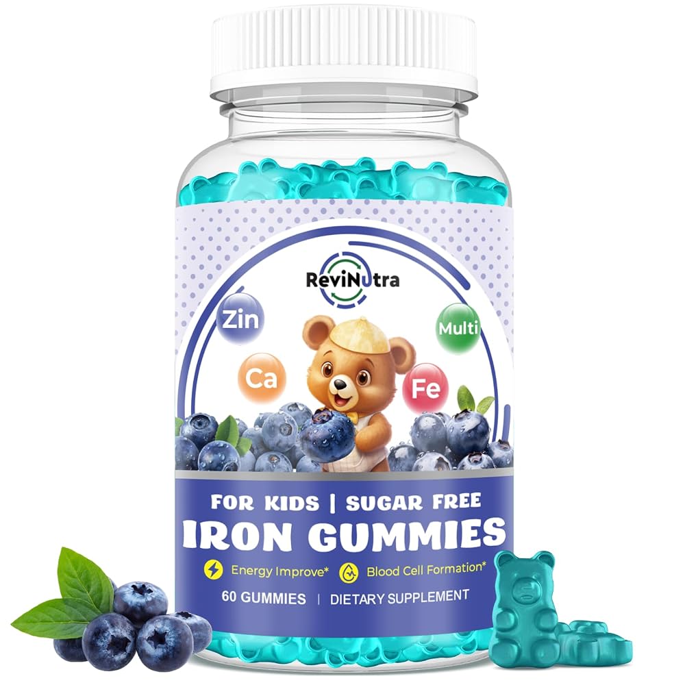 ReviNutra Iron Supplement Gummies for Kids