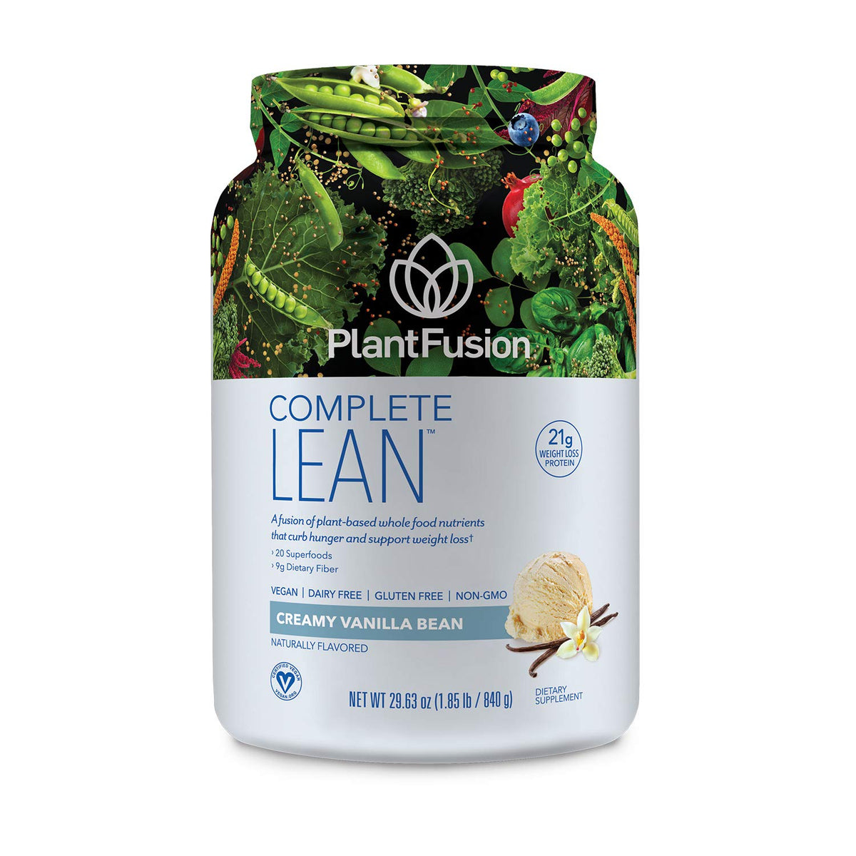 PlantFusion Complete Lean Plant Based Protein Powder