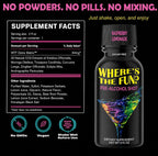 WTF Where's The Fun Pre Alcohol Shot Herbal Blend - 2 fl oz (4 Pack) - image 3