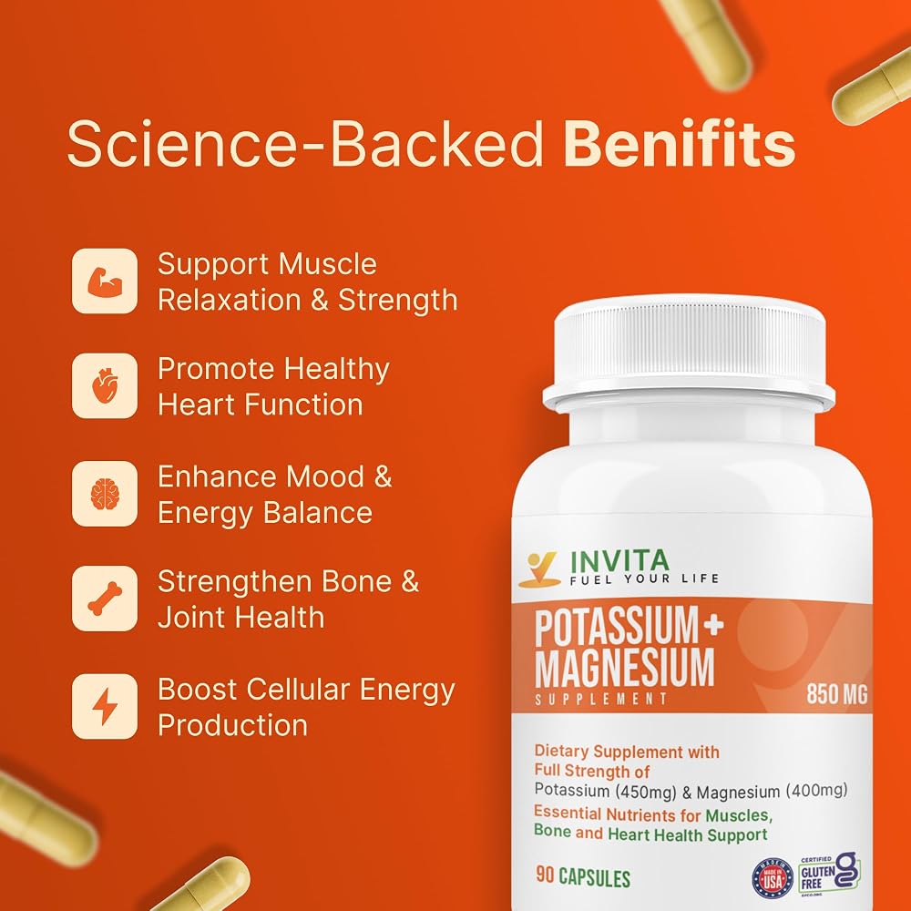 INVITA Potassium Magnesium Complex - 90 Capsules - image 5