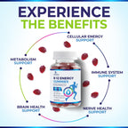 Nature's Nutrition Vitamin B12 Energy Gummies - 4500 mcg Extra