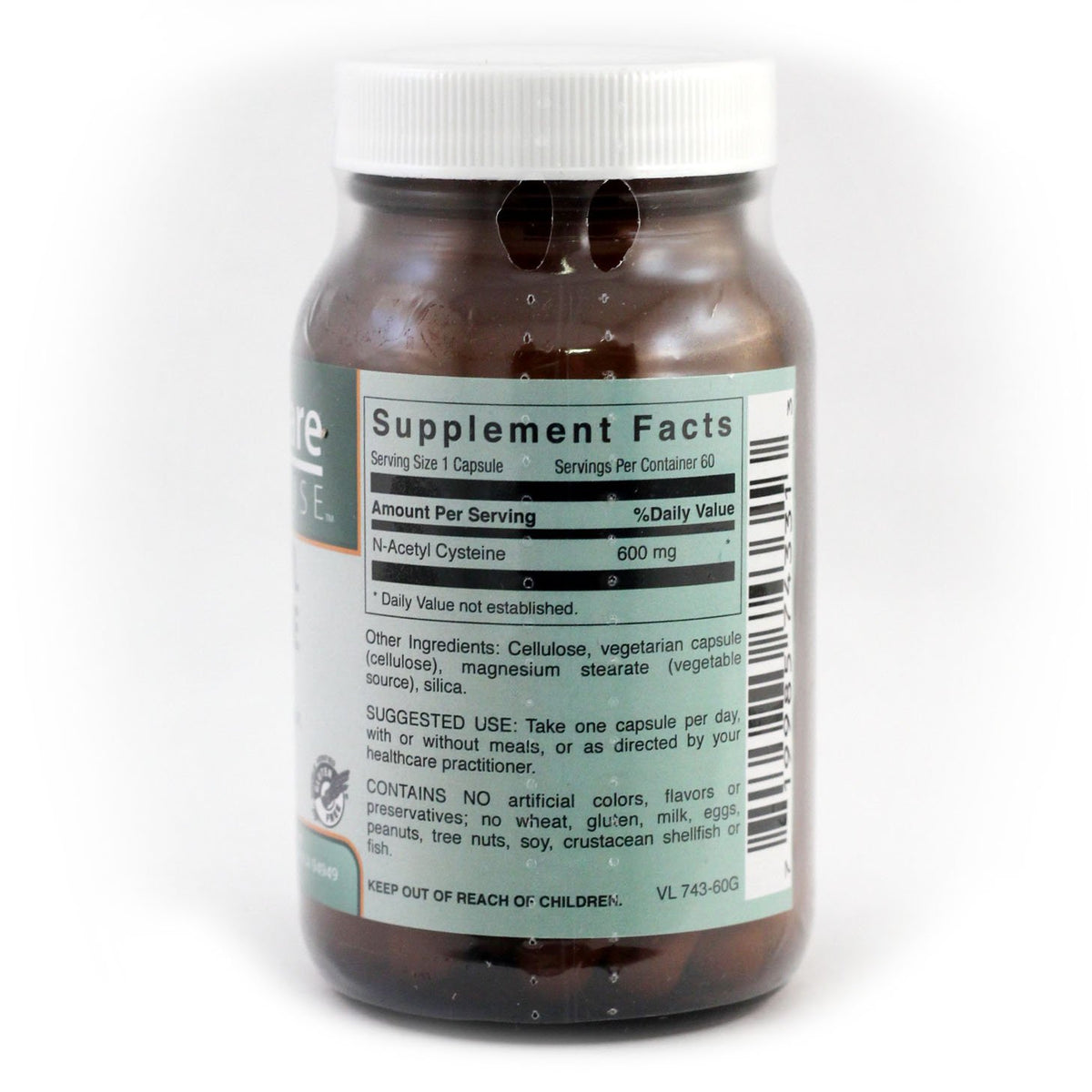 My Natures Delight N-Acetyl Cysteine 600 mg - 60 Vegetarian Capsules - image 2