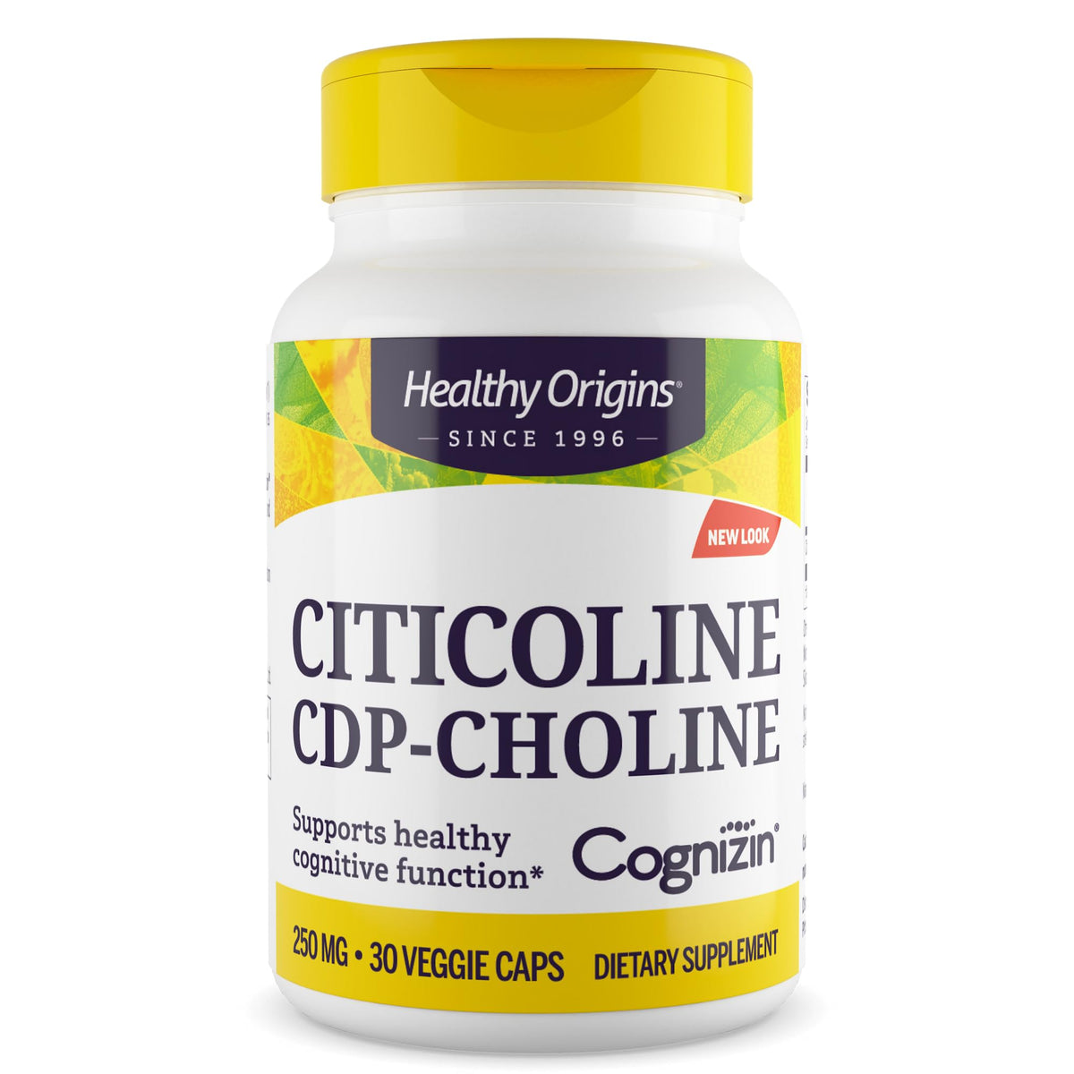Healthy Origins Cognizin Citicoline 250 mg - 30 Vegetarian Capsules