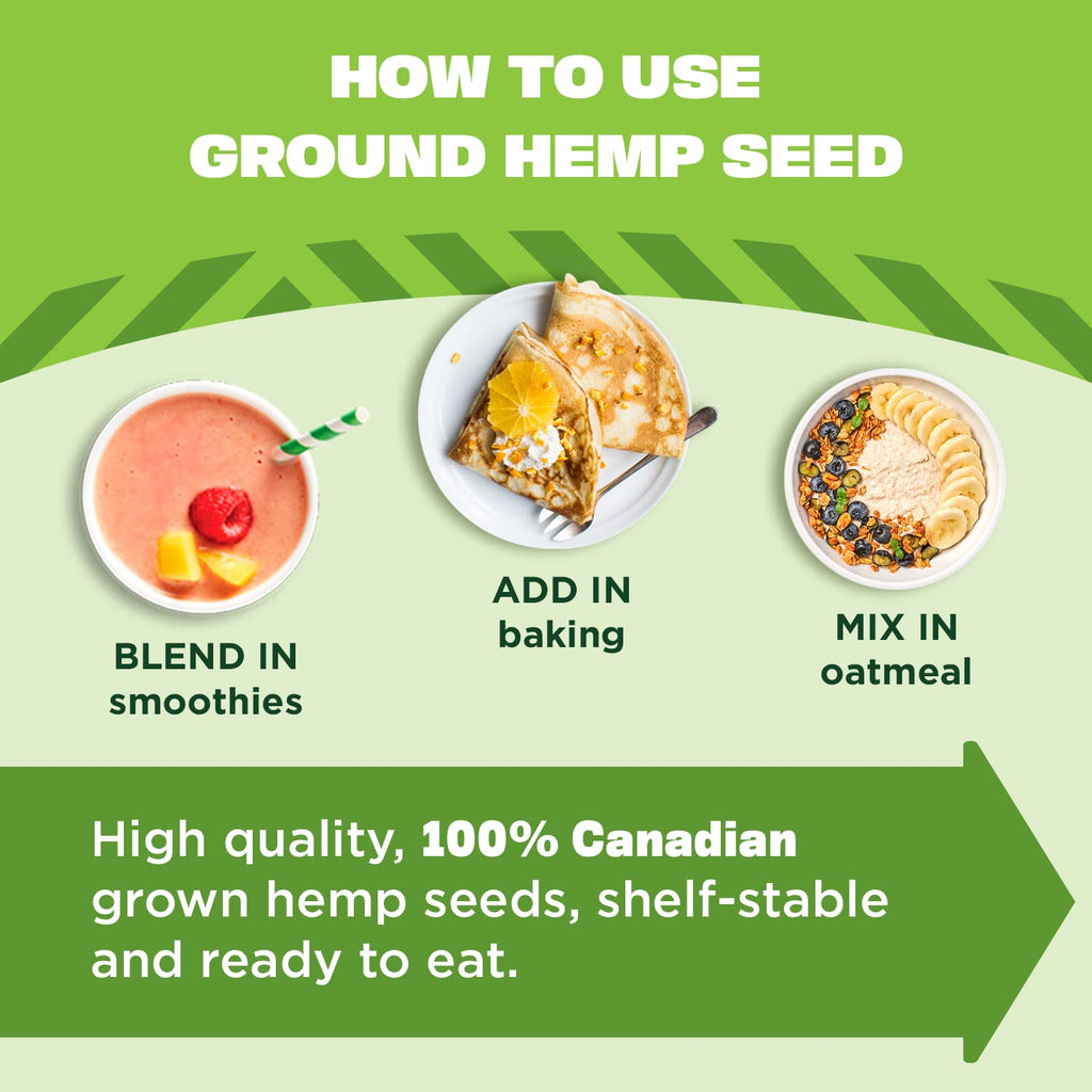Manitoba Harvest Organic Ground Hemp Seed - 7 oz (Pack of 8) - image 4