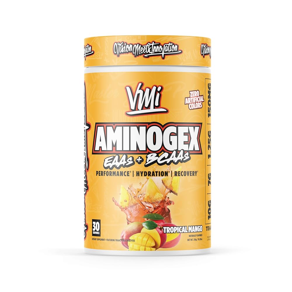 VMI Sports Aminogex Ultra BCAA Powder with Electrolytes - 30 Servings