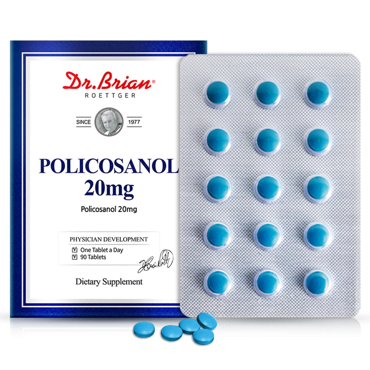 DR.BRIAN ROETTGER Dr. Brian Policosanol 20mg Heart Health Support - 90 Tablets
