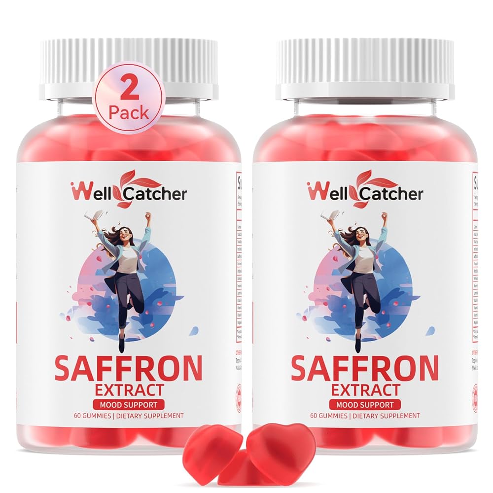 Wellcatcher Saffron Gummies - Saffron Extract Supplement Sugar Free