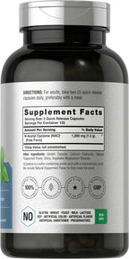 Horbäach NAC N-Acetyl Cysteine 1200mg - 250 Capsules - image 2