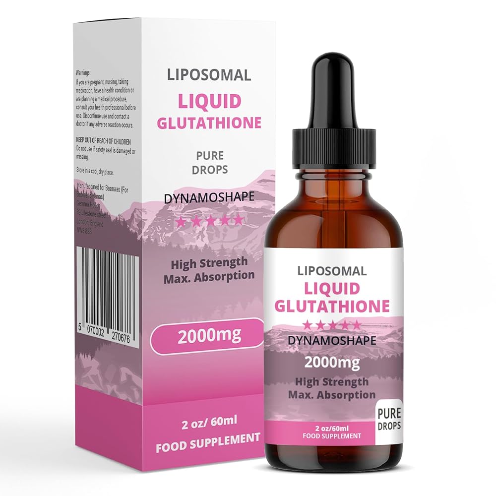 baanaas Liposomal Glutathione 2000mg Antioxidant Liquid - 2 Fl Oz