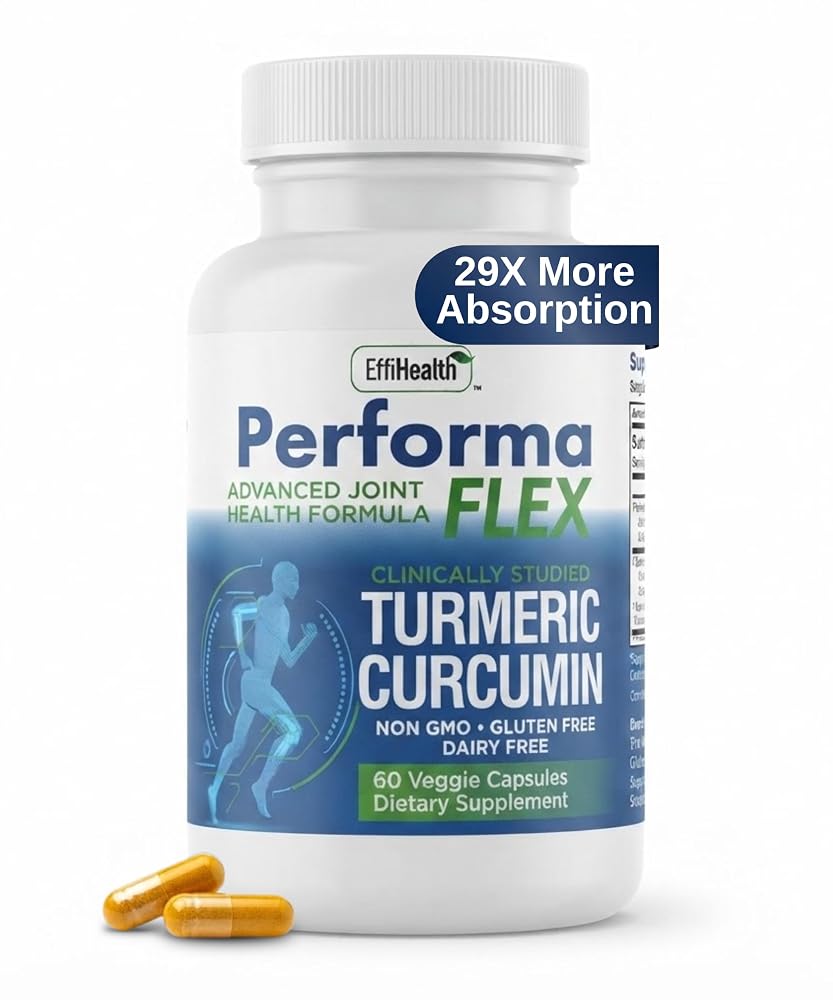 Performa Flex Turmeric Curcumin with Meriva - 60 Capsules