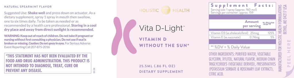Holistic Health Vita D-Light Spray Vitamin D - 0.85 FL oz - image 4