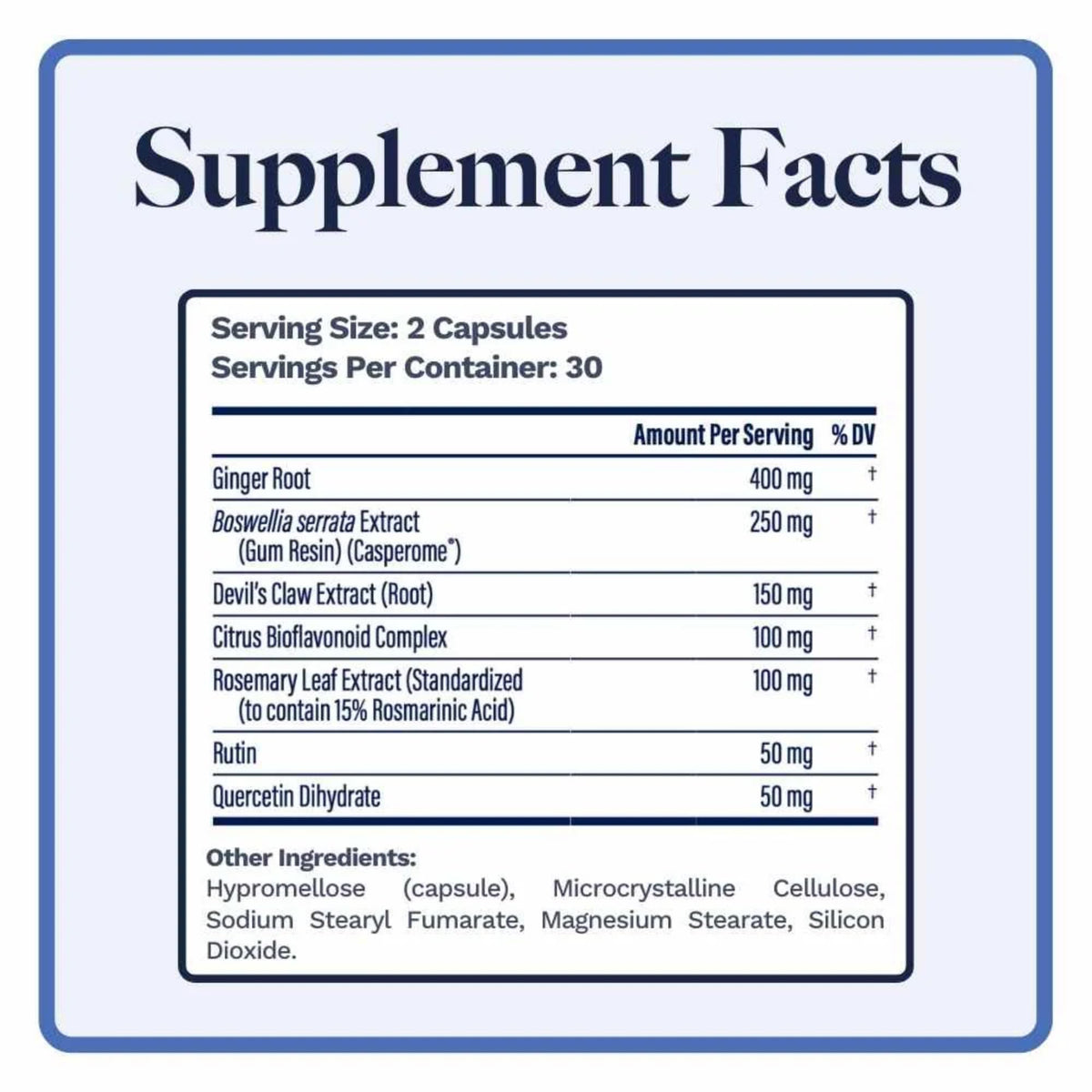Utzy Naturals Boswellia Phytosome Inflavinol 250 mg - 60 Capsules - image 2