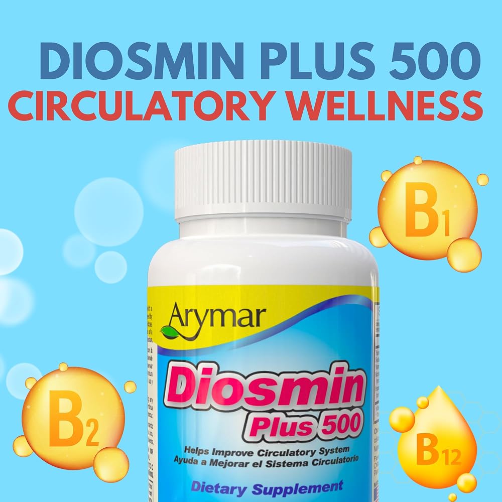 Arymar Diosmin Plus 500 Circulatory Support - 120 Capsules - image 2