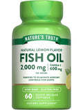 Nature's Truth Fish Oil Omega 3 2000mg - 60 Softgels
