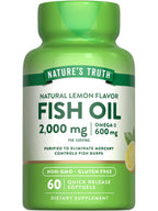 Nature's Truth Fish Oil Omega 3 2000mg - 60 Softgels