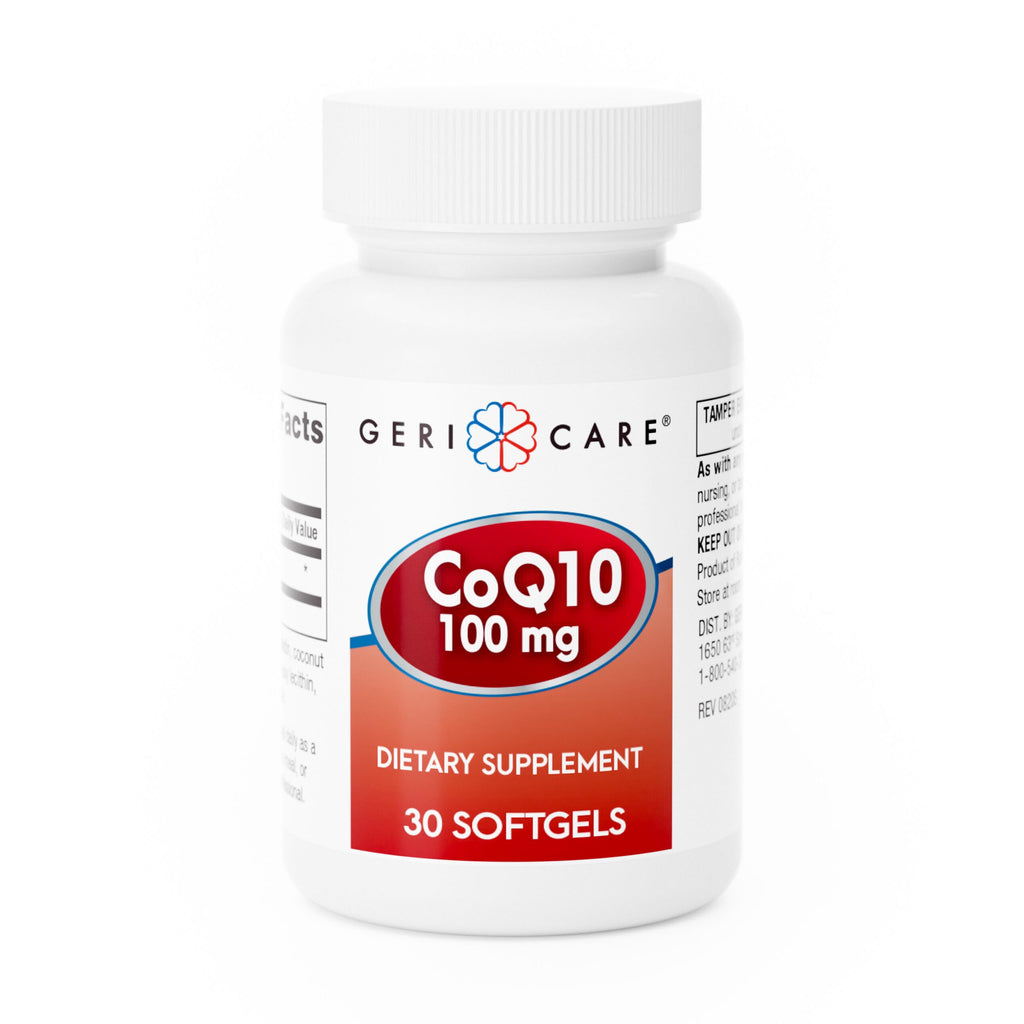 GeriCare CoQ10 100mg Softgels - 30 Count