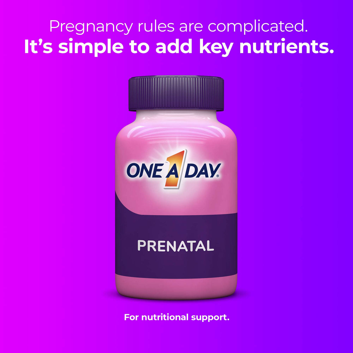 One A Day Women's Prenatal 1 with DHA & Folic Acid - 120 Softgels - image 2