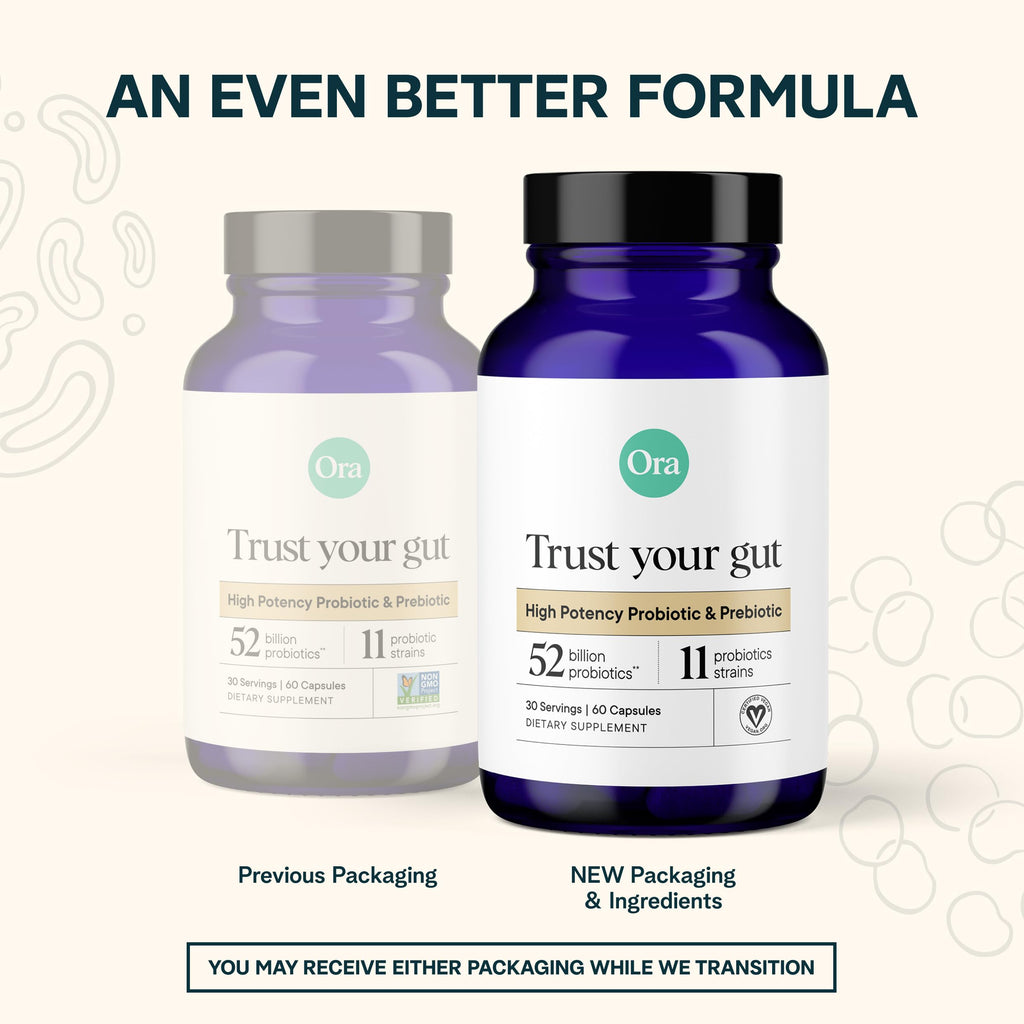 Ora Organic Probiotics with Prebiotics 52 Billion CFU - 60 Capsules - image 7