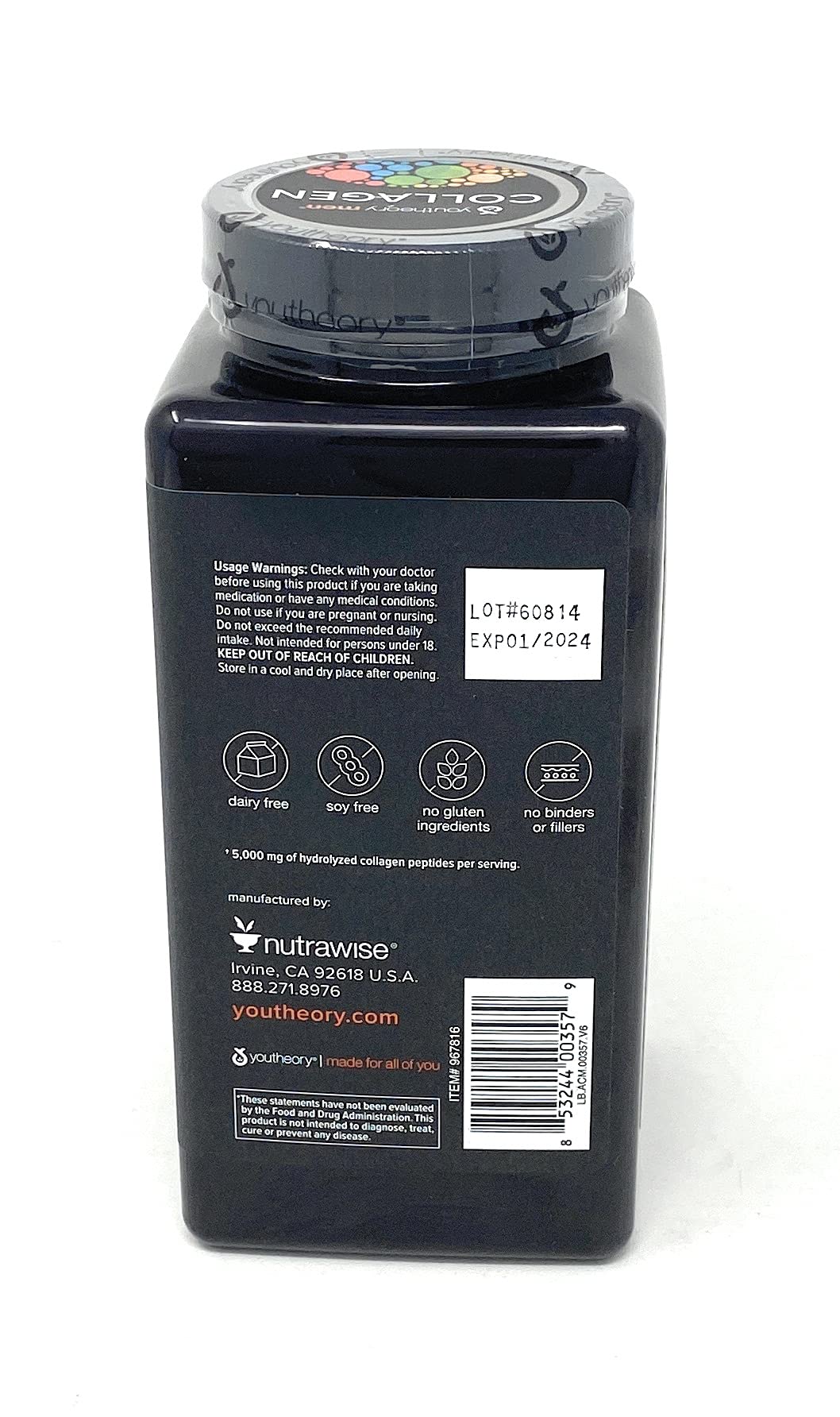 Youtheory Men's Collagen Advanced Formula - 390 Tablets - image 4