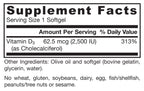 Jarrow Formulas Vitamin D3 2500 IU Immune Support - 100 Softgels - image 9