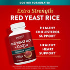 Purely Holistic Red Yeast Rice with CoQ10 Heart Health Support - 120 Capsules - image 3