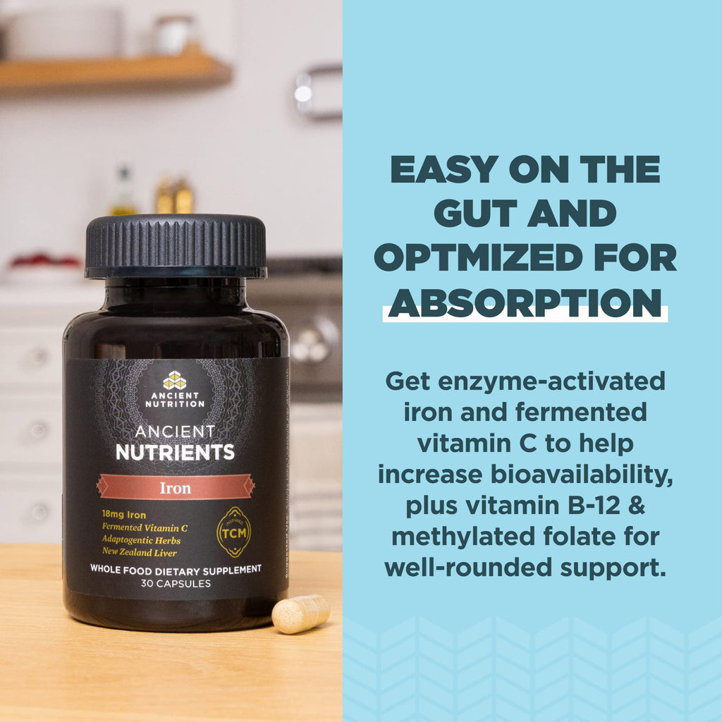 Ancient Nutrition Iron Supplement - 1 Capsules - image 4
