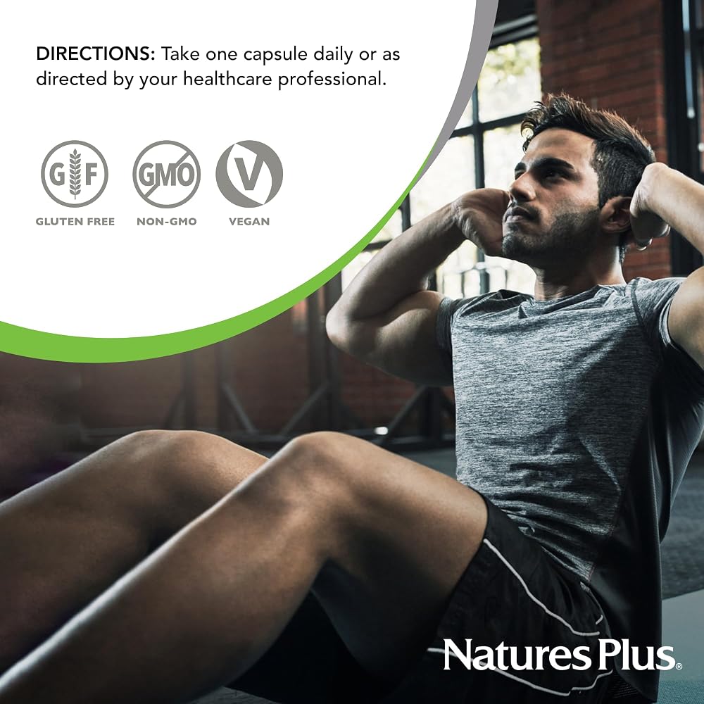 NaturesPlus PRO GABA 500 mg - 60 Capsules - image 5