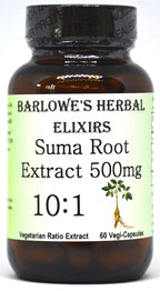 Barlowe's Herbal Elixirs Suma Root Extract 10:1 - 60 Vegetarian Capsules
