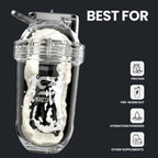 SHAKESPHERE 24oz Bladeless Protein Shaker Bottle - Clear Black - image 6