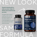 Sunergetic Nerve Support Supplement with Alpha Lipoic Acid 600 mg - 60 Capsules - image 3