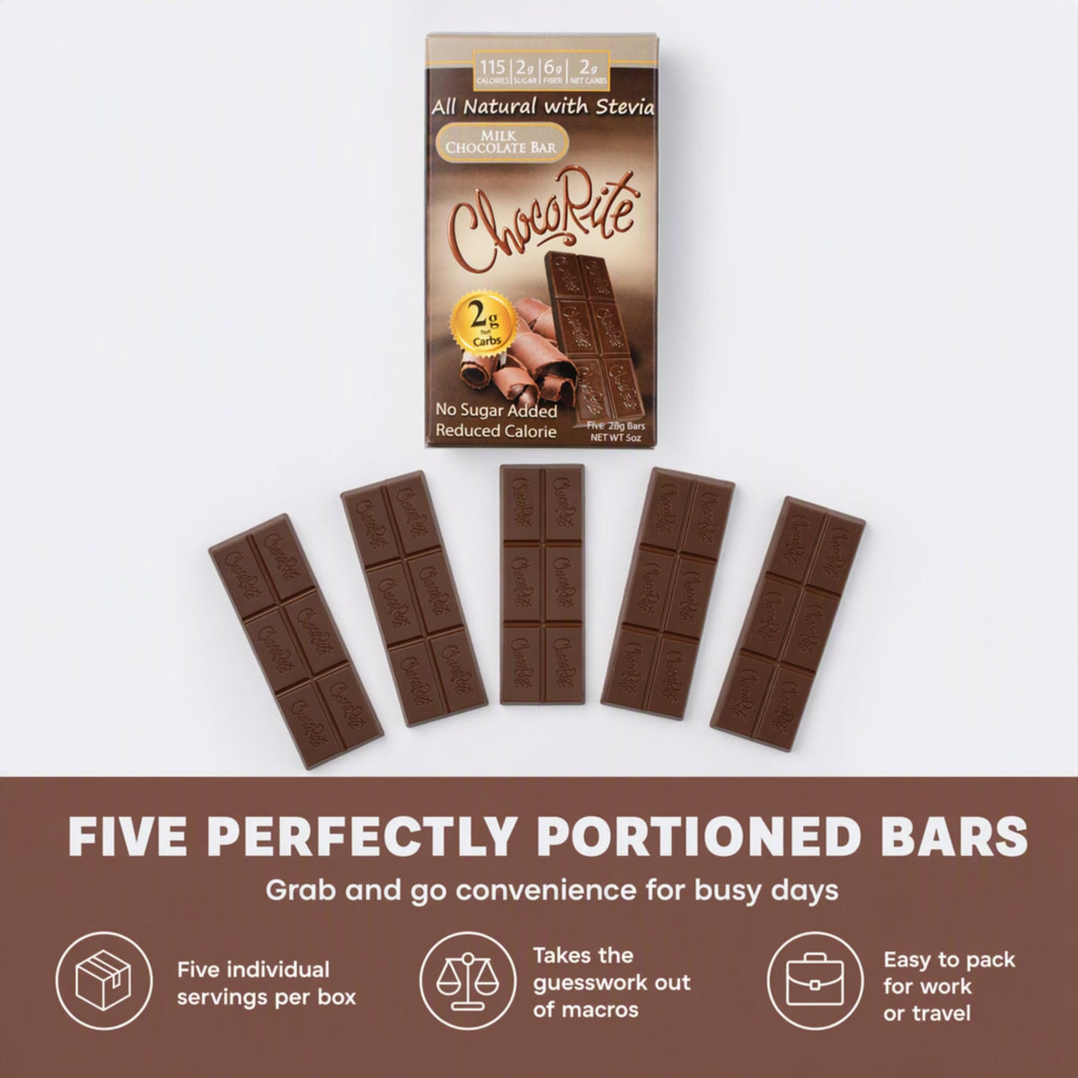 ChocoRite Sugar-Free Milk Chocolate Bar - 5 Ounce - image 4