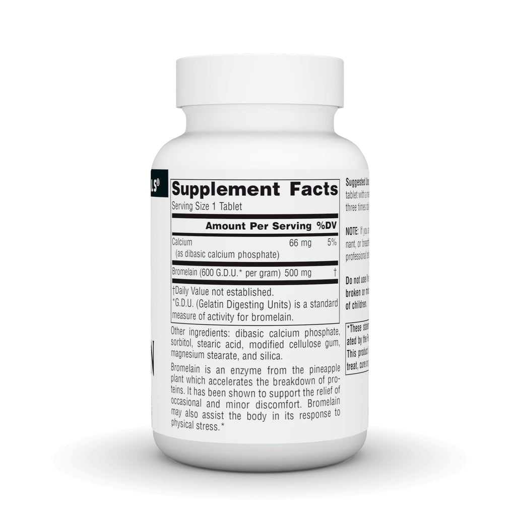 Source Naturals Bromelain 500mg - 120 Tablets - image 3