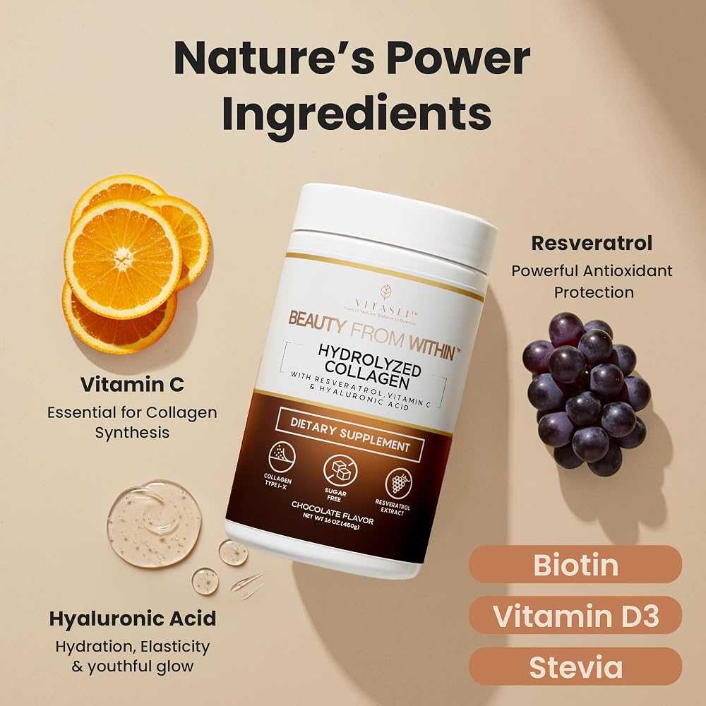 VITASEI Beauty Boost Collagen Peptides Powder