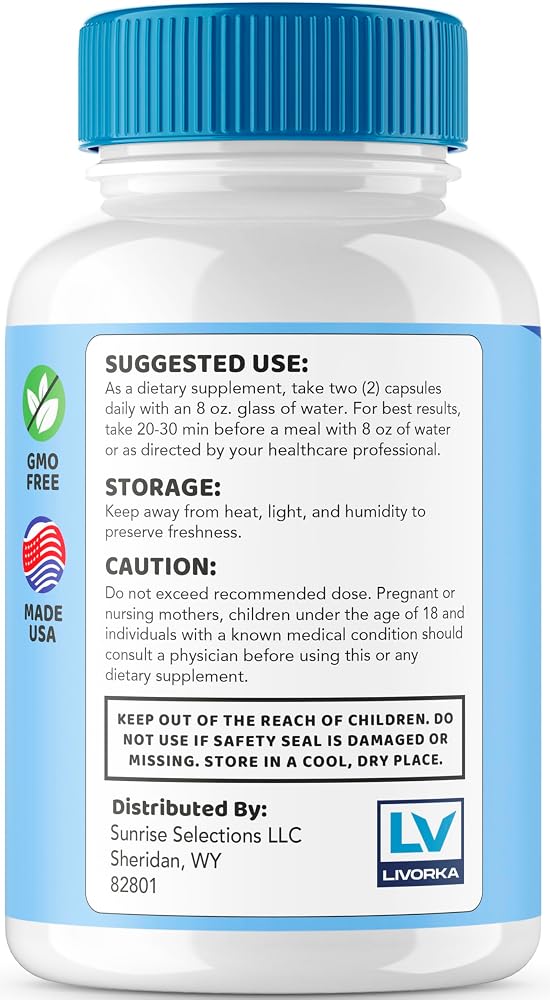 LIVORKA Free Pain Pro Capsules Advanced Formula - 180 Capsules - image 6