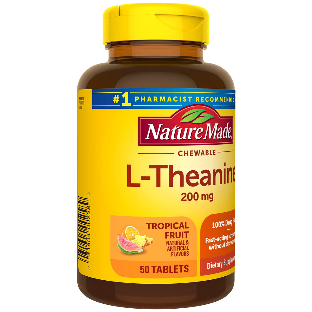 Nature Made L-Theanine 200mg Chewable Tablets - 50 Tablets - image 10