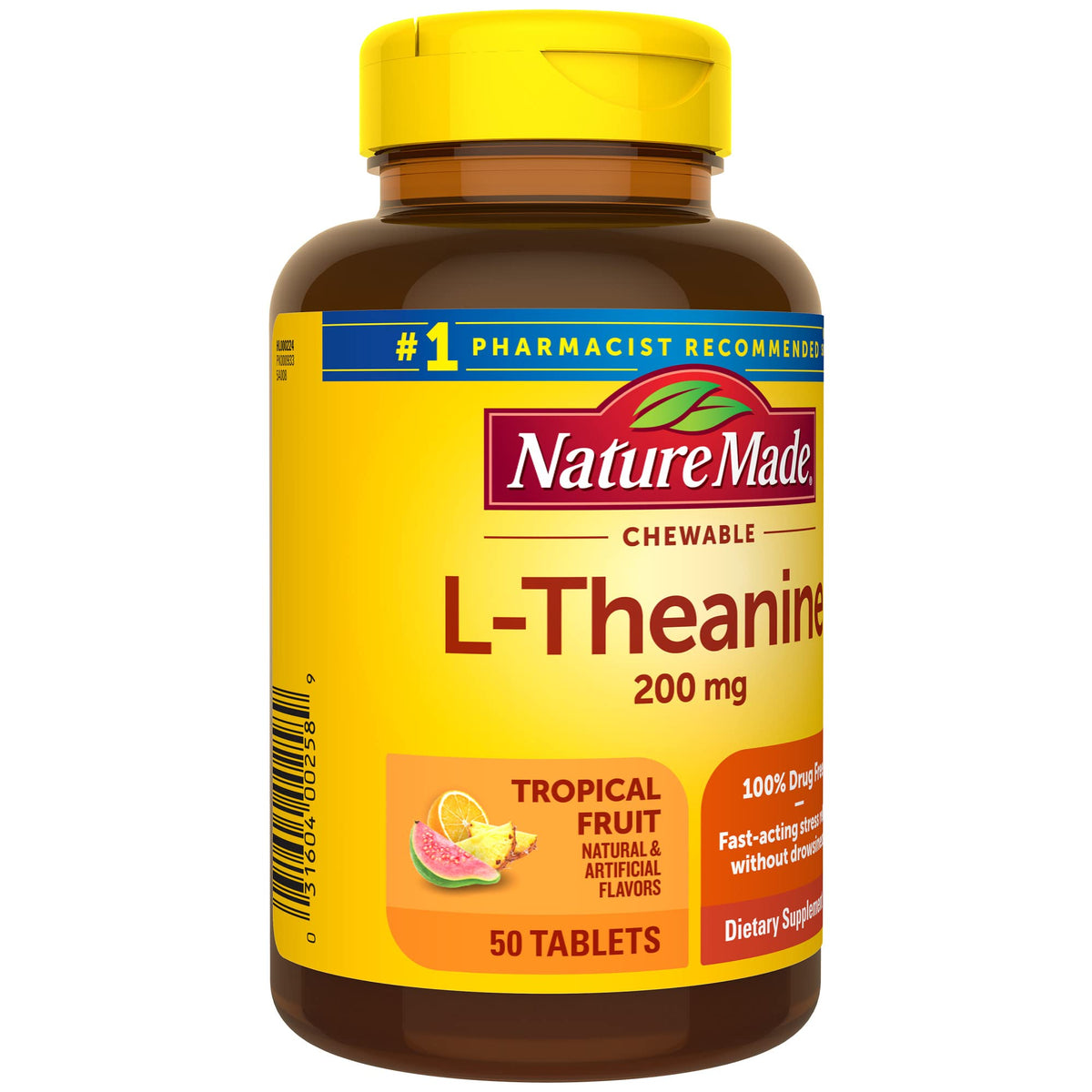 Nature Made L-Theanine 200mg Chewable Tablets - 50 Tablets - image 10