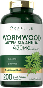 Carlyle Wormwood Capsules Artemisia Annua Herb - 200 Count