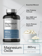 Horbäach Magnesium Oxide 500 mg - 200 Capsules - image 4
