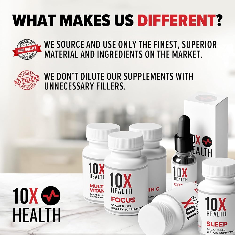 10X Health Zinc 30mg Immune Support - 60 Capsules - image 6