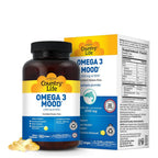 Country Life Omega 3 Mood Fish Oil 1000 mg EPA - 180 Softgels
