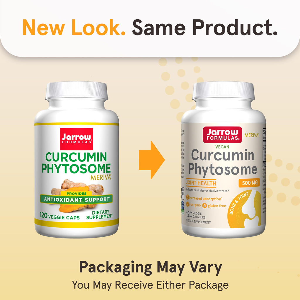Jarrow Formulas Curcumin Phytosome 500 mg Joint Support - 120 Capsules - image 2