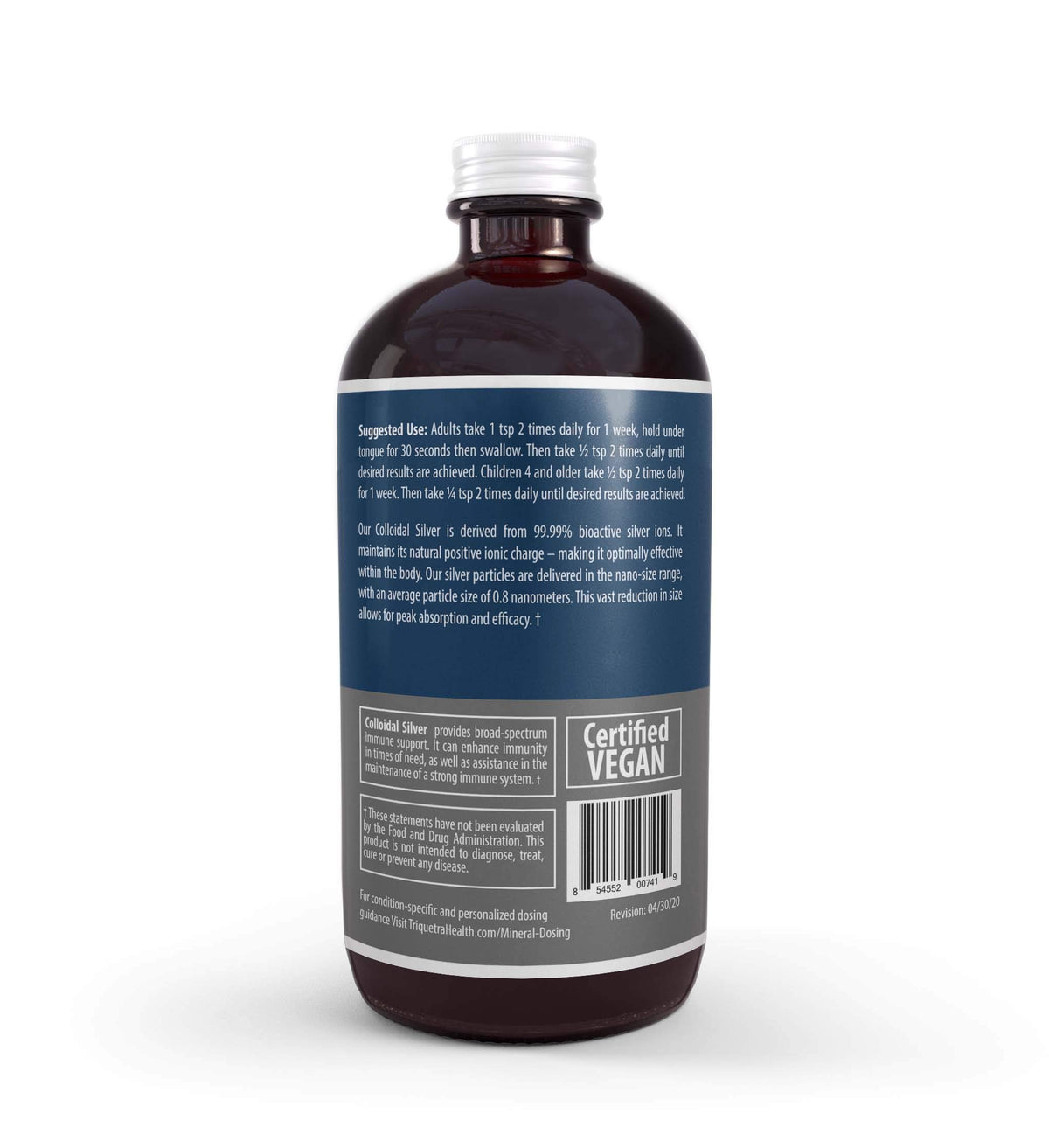 Triquetra Health Bioactive Colloidal Silver Liquid 30 PPM - 8 Fl Oz - image 8
