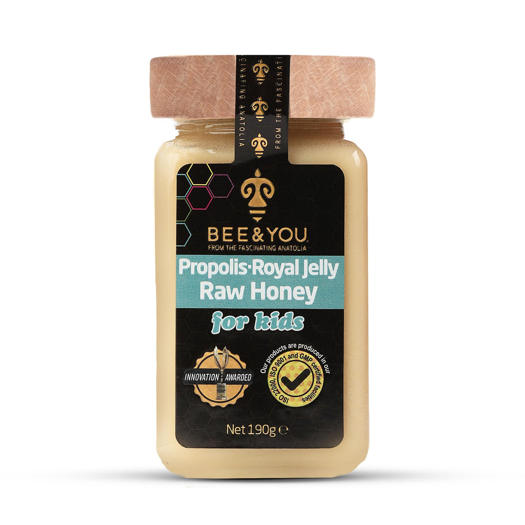 Bee and You Royal Jelly Raw Honey for Kids Immune Support - 6.7 oz