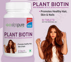 Biotin Supplements for Hair Growth, Strong Nails & Glowing Skin - 60 Tablets - image 5