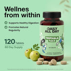 Daily All Day Triphala Tablets 1:2:3 Ratio for Digestion - 120 Tablets - image 6
