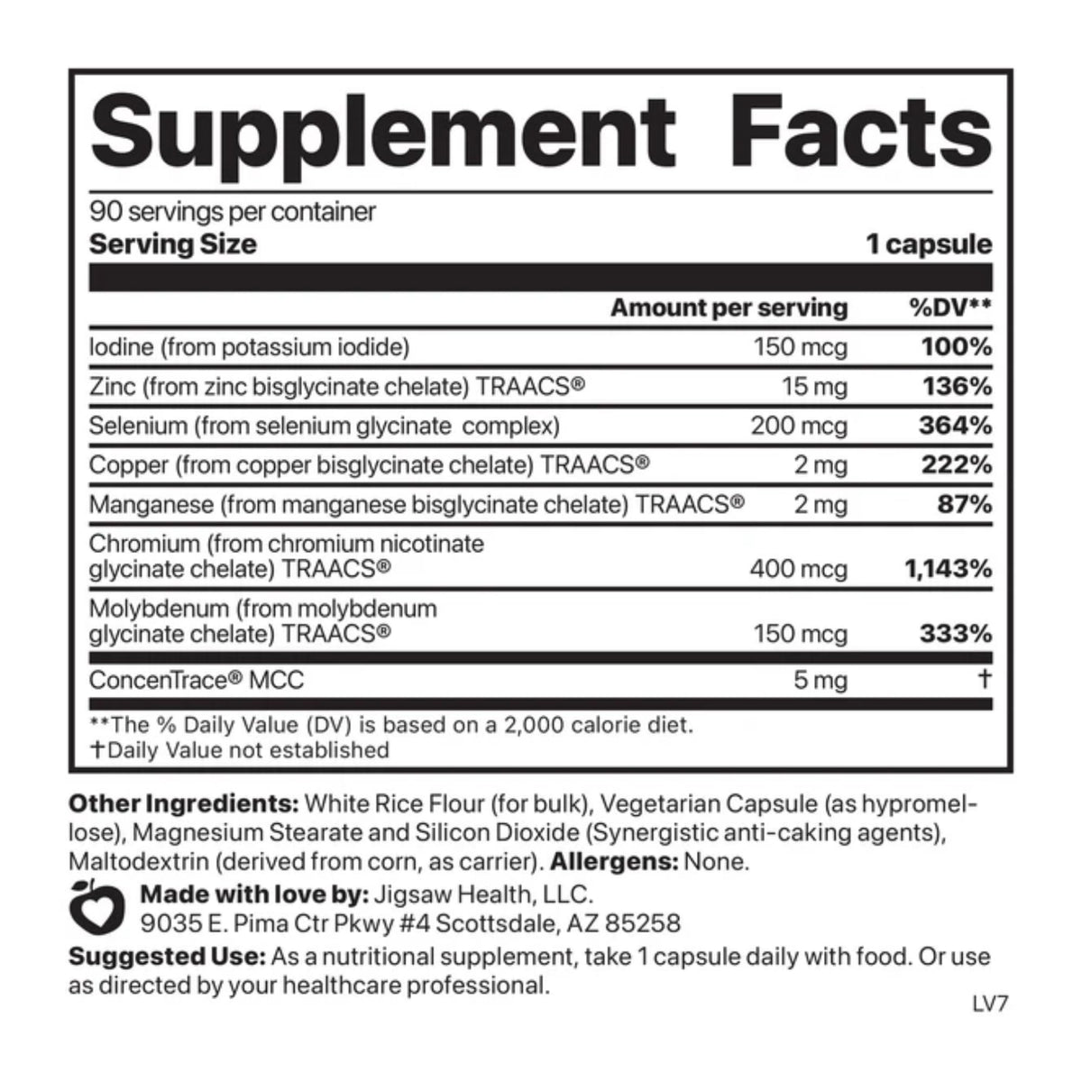 Jigsaw Health Multi-Mineral Essential Blend - 90 Capsules - image 2