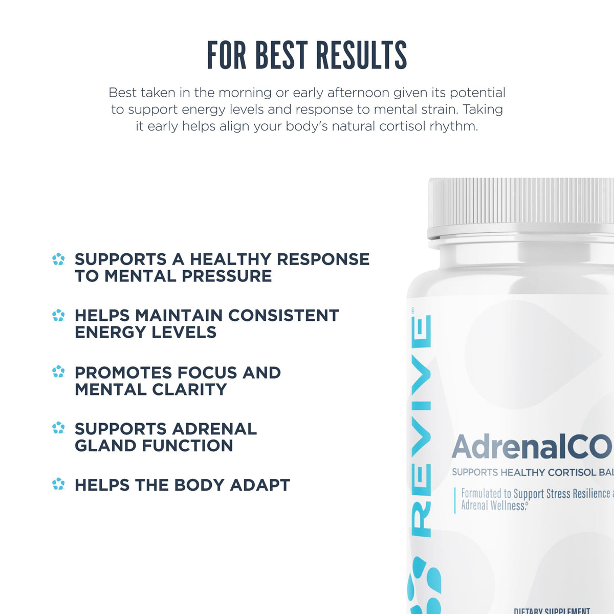 Revive MD Adrenal Support Supplement for Energy - 60 Capsules - image 5