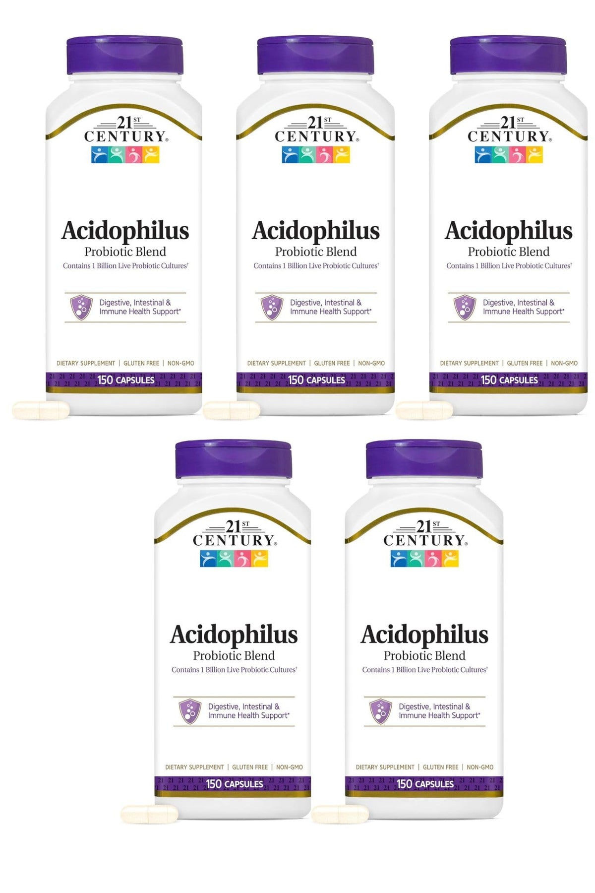 21st Century Acidophilus Probiotic Blend Capsules - 750 Count