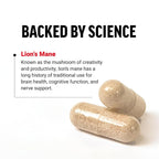 Force Factor Lion's Mane Supplement Memory & Focus - 60 Vegetarian Capsules - image 3