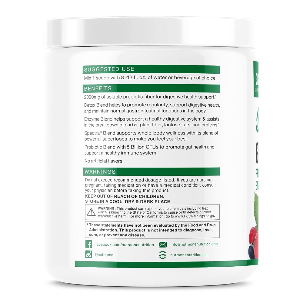 NutraOne DetoxOne Daily Gut Health Powder - image 2